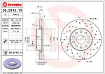 0991451X BREMBO Диск тормозной Xtra | перед | LCV