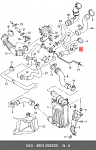 SH10050 SEGMATIC Патрубок турбокомпрессора: V.W. PASSAT V 1.8 AUDI A4 / S4 1.8 AUDI A6 / S6 1.8 SKODA SUPER B I 1.8