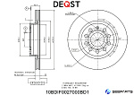 10BDIF0027000 DEQST Диск тормозной перед. (вентилир.) --18 / Р/1K0615301AS/1K0615301S/1K0615301AC/1K0615301AK/1KD615301C