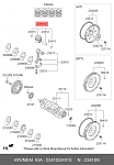 FR10249400 FRECCIA Комплект поршневых колец на 1 цилиндр HYUNDAI STD d77 2