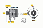 0986045390 BOSCH Генератор VAG 04- DIESEL