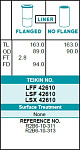 LSF42610 TEIKIN Гильза блока цилиндров TEIKIN LSF42610 (4шт/упак) не хонингованная