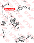 FO0904RB VTR Плавающий сайлентблок цапфы задней подвески