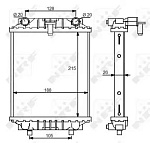 59125 NRF Радиатор системы охлаждения