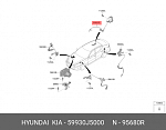 MBA010427 MANDO Датчик АБС HYUNDAI Genesis G70 (18-) KIA Stinger (18-) (4WD) колеса заднего левого MANDO