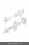 ZZX2424 HESSA Шкив коленвала SKODA OCTAVIA 09-/FABIA 00-/SUPERB 08-/ROOMSTER 09-/YETI 10-/VOLKSWAGEN POLO 03-/PASS