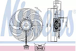 85541 NISSENS Крыльчатка с эл.мотором VW-POLO 01-