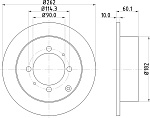 MDC951 MINTEX Тормозной диск