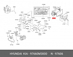 PXNCB014 PARTS-MALL Радиатор кондиционера KIA CARSTAR(DS-2) PMC 97660M3000.