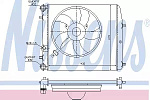 64103 NISSENS радиатор системы охлаждения!\ VW Polo IV 1.2-1.4i/1.9SDi 02>/Polo V 1.2-1.4i/1.9SDi 05>