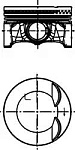 40247600 KOLBENSCHMIDT поршень с кольцами! STD (x4)\ Audi A3/TT, VW Golf/Passat CABW/CBFA 04>