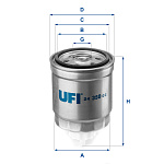 2435002 UFI фильтр топливный