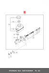 KCB0564 MANDO master cylinder \HYUNDAI