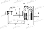 PCV3036 PATRON ШРУС