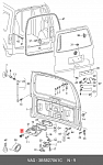 RP3B5827061C ROERS PARTS Привод замка пятой двери