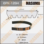 6PK1284 MASUMA Ремень ручейковый MASUMA 6PK-1284