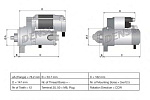 DSN963 DENSO Стартер AUDI A3 Sportback (8PA) 1.6 TDI 2009-2013