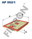AP0621 FILTRON Фильтр воздушный