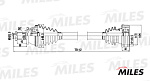 GC02124 MILES Привод в сборе правый VW POLO/SKODA FABIA 1.2-1.9 99- (GKN 304444) GC02124