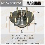 MW31004 MASUMA Подшипник пер.ступ.[ступица]