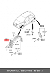 OEM0070PKPR O.E.M. Подкрылок передний правый Kia Picanto 2 TA хэтчбек 5D, 2011-2015