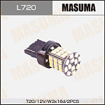 L720 MASUMA Лампы светодиодные Masuma LED T20 12V/21W SMD одноконтактные (комплект 2шт)