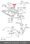 CMK071 CAR-DEX Опора двигателя HYUNDAI TUCSON 04-/KIA SPORTAGE 06- зад. MT