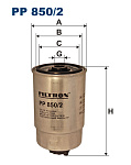 PP8502 FILTRON Pp 850/2 фильтр топл passat 1,9 tdi 8/98