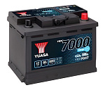 YBX7027 YUASA Аккумулятор Yuasa YBX7000 EFB Start Stop Plus 65 А/ч о/п 600 А размер 243x175x190