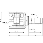 Z87818R ZIKMAR ШРУС ВНУТРЕННИЙ HYUNDAI SONATA EF (01--05)