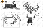 31264 NRF РАДИАТОР МАСЛЯНЫЙ SKODA Octavia 1.2/1.6D/1.6/1.8/2.0D 02/04-06/13