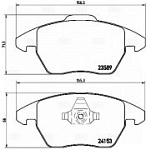 PF4199 TRIALLI Колодки торм. для а/м Peugeot 208 (12-)/308 (07-) диск. перед. (PF 4199).