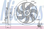 85733 NISSENS Вентилятор двигателя правый SKODA OCTAVIA (1Z, 5E) 85733