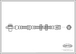 19035324 CORTECO Шланг тормозной SEAT: CORDOBA 1.2/1.4 16V/1.4 TDI/