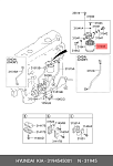 3194545001 HYUNDAI / KIA ФИЛЬТР ТОПЛИВНЫЙ HYUNDAI HD65,72,78,COUNTY ДВ.D4AL(ЕВРО-2),D4DB JHF