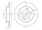 231284C METELLI Тормозной диск