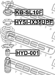 KBSL10F FEBEST Подшипник опоры амортизационной стойки. HYUNDAI IX35/TUCSON 10 (2009-2013) [GEN]