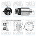 46285 MEAT & DORIA Втягивающее реле стартера