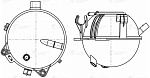 LET1810 LUZAR Бачок расширительный. Skoda Octavia A5 (04-)/VW Passat B6 (05-)/B7 (11-)