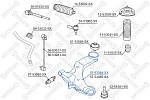 5753084SX STELLOX 57-53084-SX_рычаг левый!\ KIA Cerato 04>