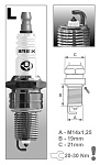 LR15YP1 BRISK Свеча зажигания TOYOTA CROWN 95-08/CHEVROLET AVEO/KALOS/LANOS/NIVA 05-/DAEWOO NEXIA 95-