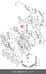 76569 OSSCA Трубка маслопровода / AUDI A-4,6,SKODA Superb,VW Passat-V 1.9 TDI 97~08