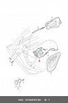 9830901 LONGHO Замок двери \ AUDI/SEAT/SKODA/VOLKSWAGEN 5E0839015