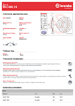 09C3061X BREMBO Тормозной диск