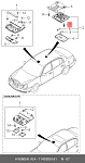 MMC010008 MANDO Насос водяной HYUNDAI Equus (11-) (5.0) MANDO