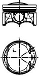 40760600 KOLBENSCHMIDT Поршень Audi/Seat/Skoda 1.8TFSi d82.51