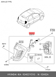 JH03PCT14005R JH (JIAHONG) Фонарь RH Picanto 12- (диоды)