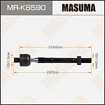 MRK8590 MASUMA Рулевая тяга MASUMA  KIA RIO III  11-