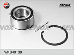 WKB40139 FENOX ПОДШИПНИК СТУПИЦЫ, КОМПЛЕКТ HYUNDAI MATRIX 01-10, ELANTRA 00-06, KIA CERATO 04-, SPECTRA 04-