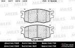 E100064 MILES Колодки тормозные передние (без датчика) (Смесь Semi-Metallic) (HYUNDAI ACCENT III (MC), I20 (PB), K